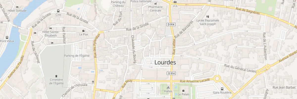 Plan du 18 Rue des Espenettes à Lourdes
