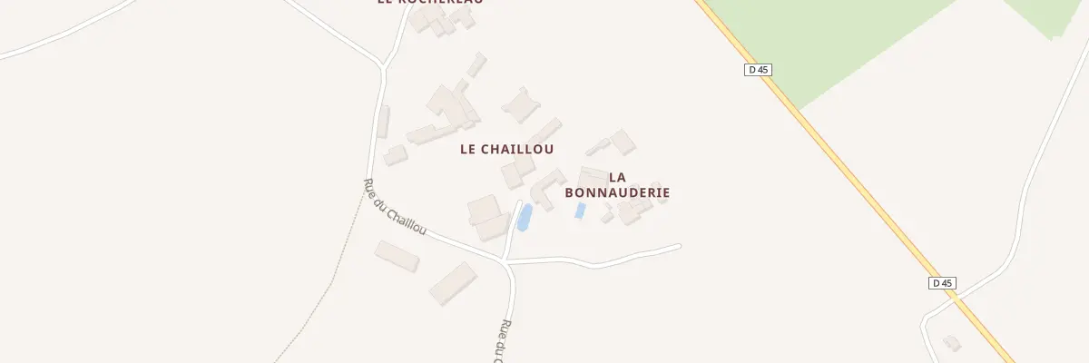 Plan du 9 Rue du Chaillou à Chey