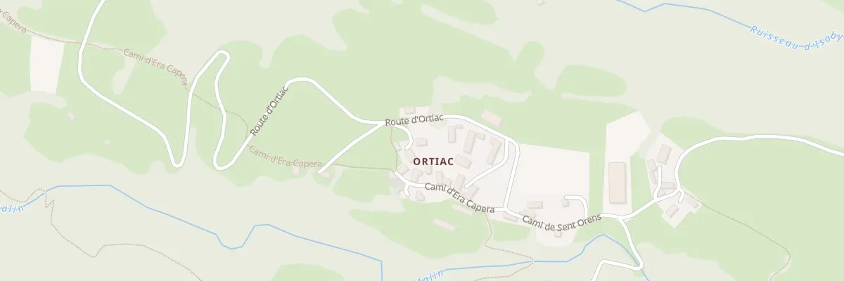 Plan du 2B Cami de Sent Orens à Villelongue