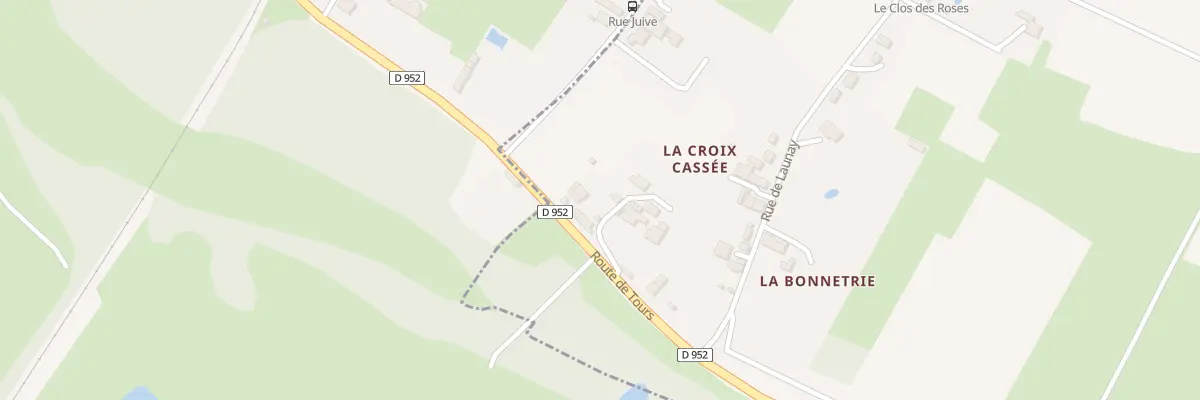 Plan du 3 La Croix Cassee à Villebernier
