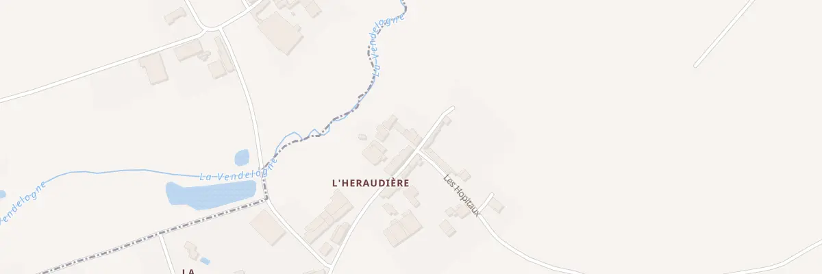 Plan du 13 L’Heraudiere à Chalandray