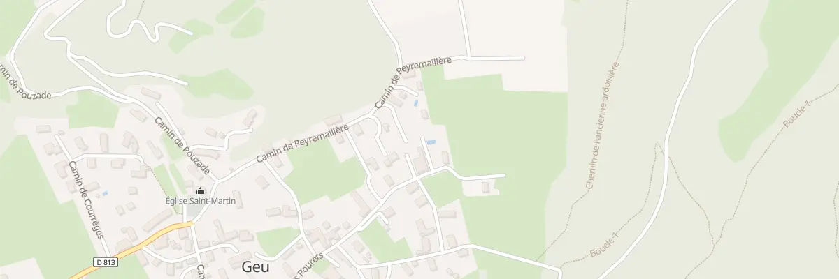 Plan du 18 Cami de Peyremaillere à Geu