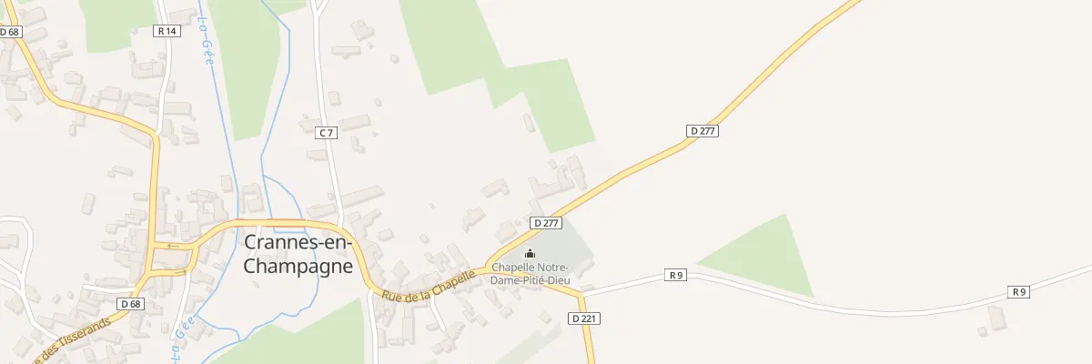 Plan du 5 Rue Thomas-francois Dalibard à Crannes-en-Champagne