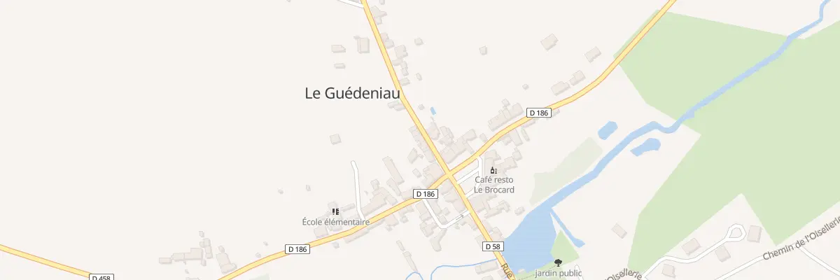 Plan du 11 Rue de Chandelais de le Gueden à Baugé-en-Anjou