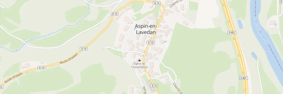Plan du 12 Rue de la Ribère à Aspin-en-Lavedan