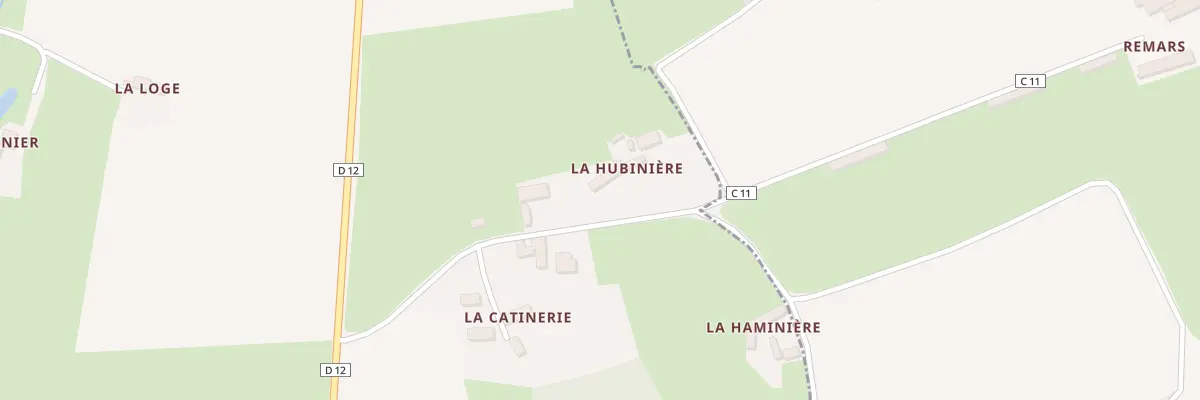 Plan du 5035 La Hubiniere Nord à Bousse