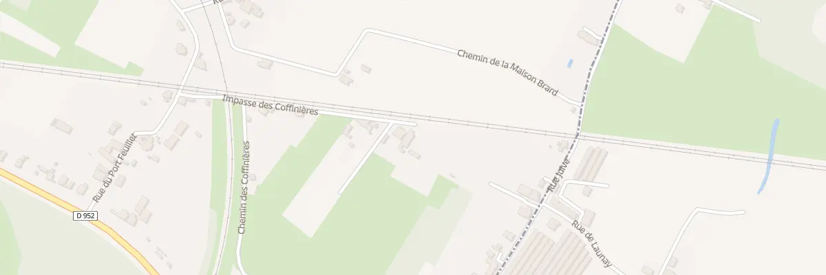 Plan du 54 Imp des Coffinières à Saumur