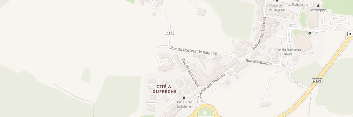 Plan du 5903 Rue du Vert Galant à Cazaubon