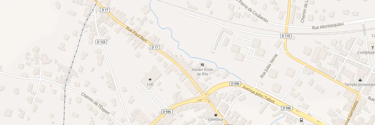 Plan du 24 Rue Paul Bert à Castillon-la-Bataille