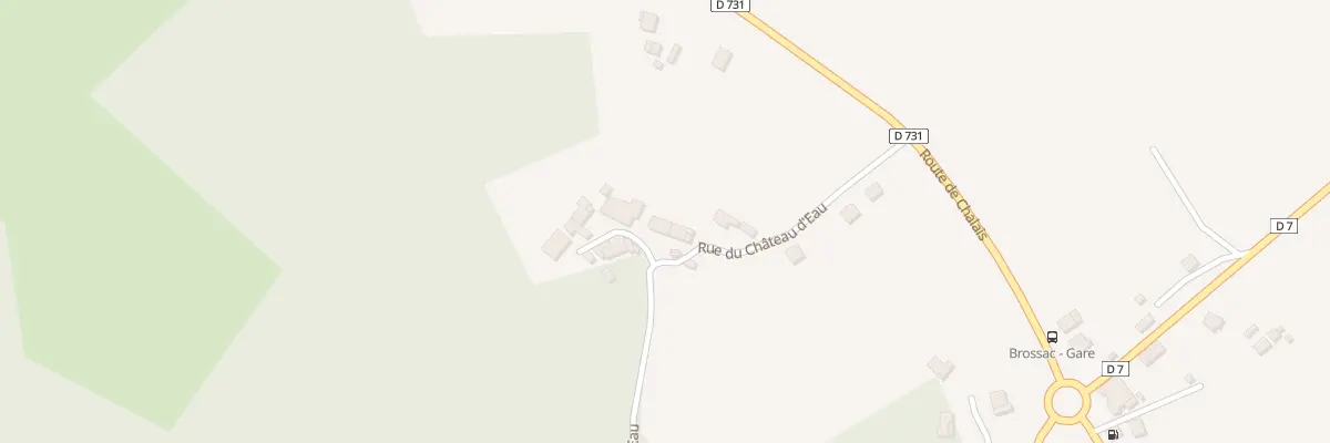 Plan du 19 Rue du Château d’Eau à Brossac