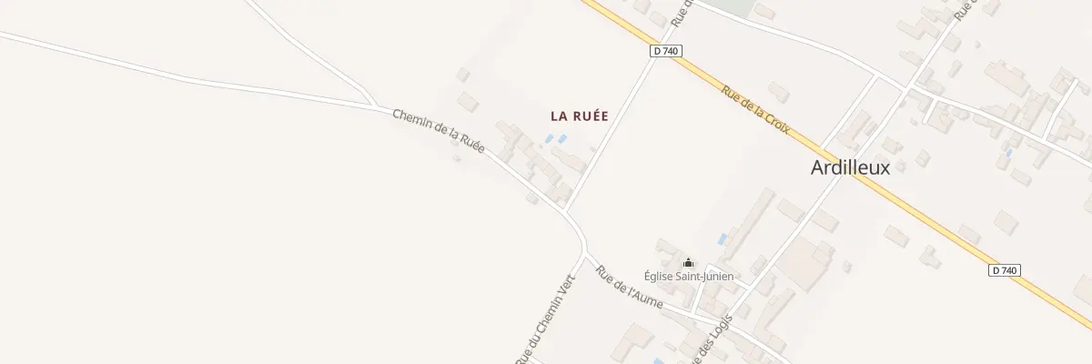 Plan du 11 Che de la Ruée à Valdelaume