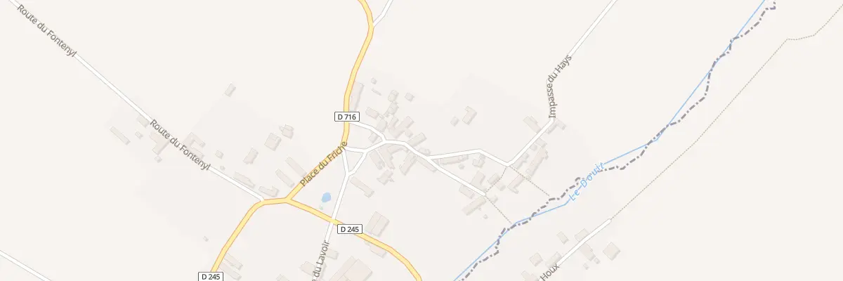 Plan du 1 Imp du Hays à Merri