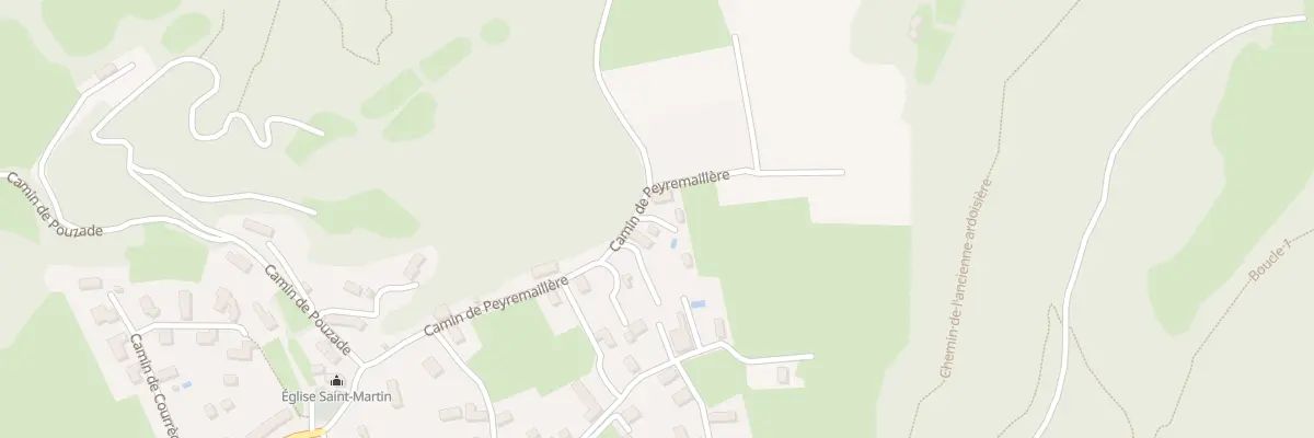 Plan du 18 Cami de Peyremaillere à Geu