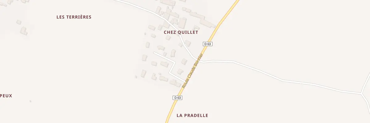 Plan du 5225 Chez Quillet à Moulidars