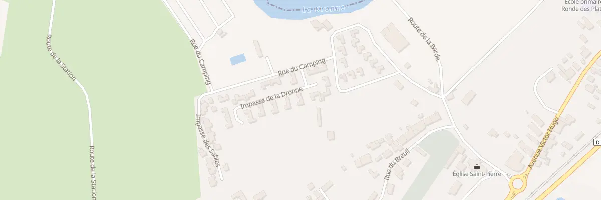 Plan du 726 Au Font de Bournac aux Églisottes-et-Chalaures