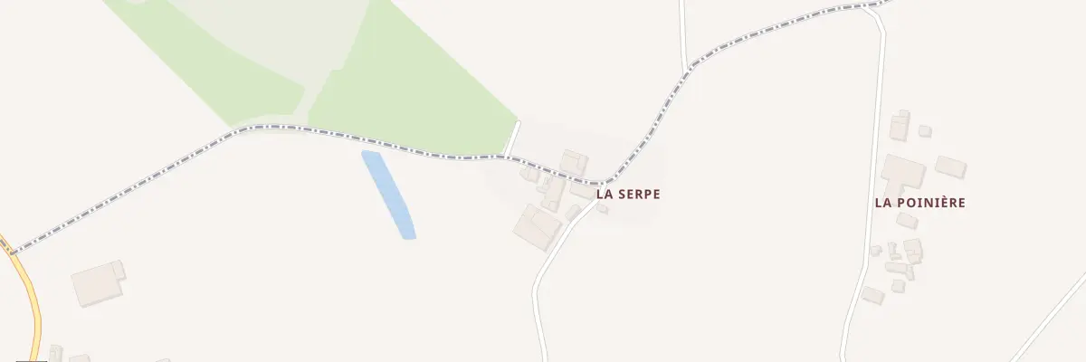 Plan du 2 La Serpe à Vasles