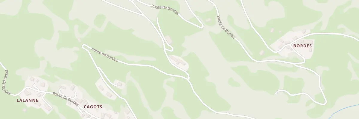 Plan du 5041 Gerbets à Vier-Bordes
