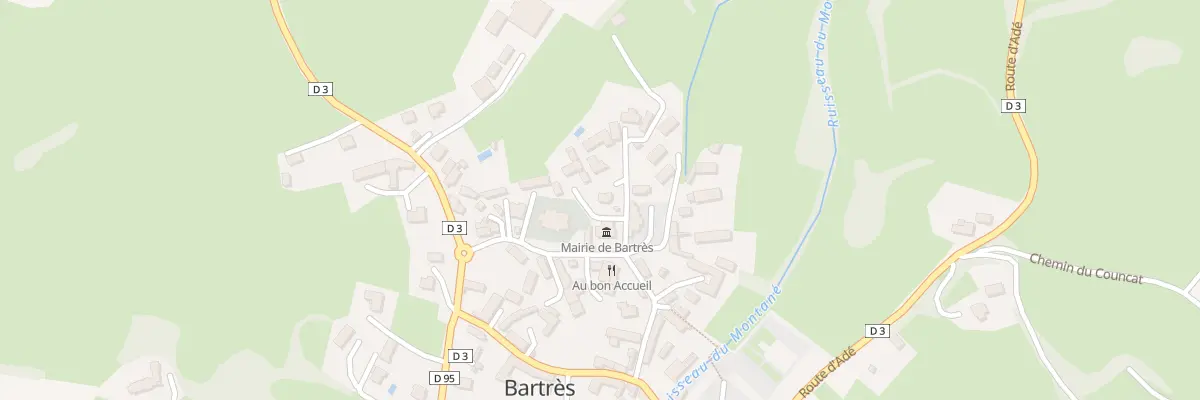 Plan du 3 Imp du Presbytere à Bartrès