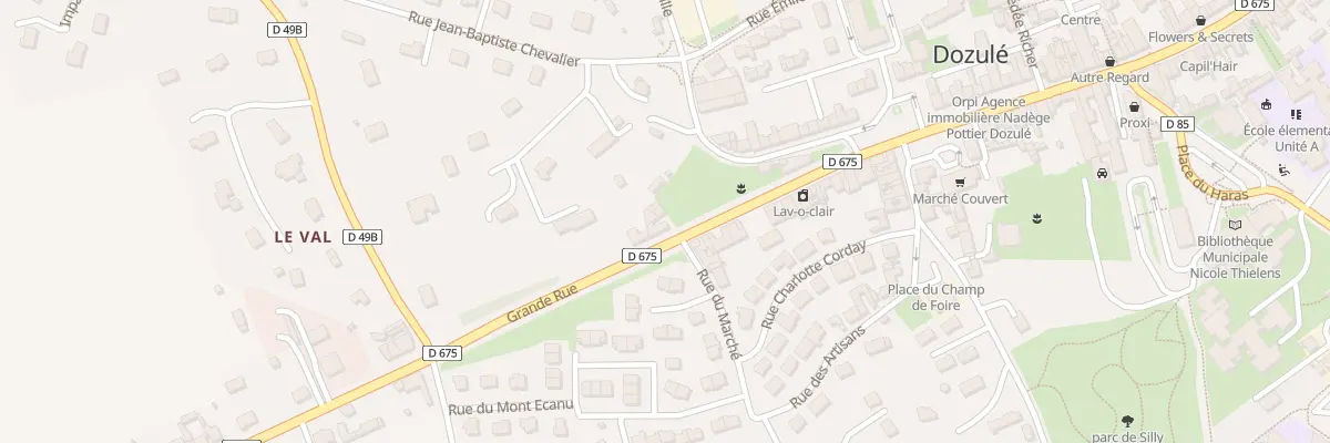 Plan du 137 Gr Grande Rue à Dozulé