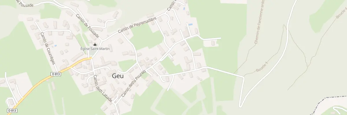 Plan du 22 Cami Deths Pourets à Geu