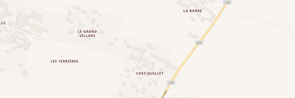 Plan du 5193 Chez Quillet à Moulidars