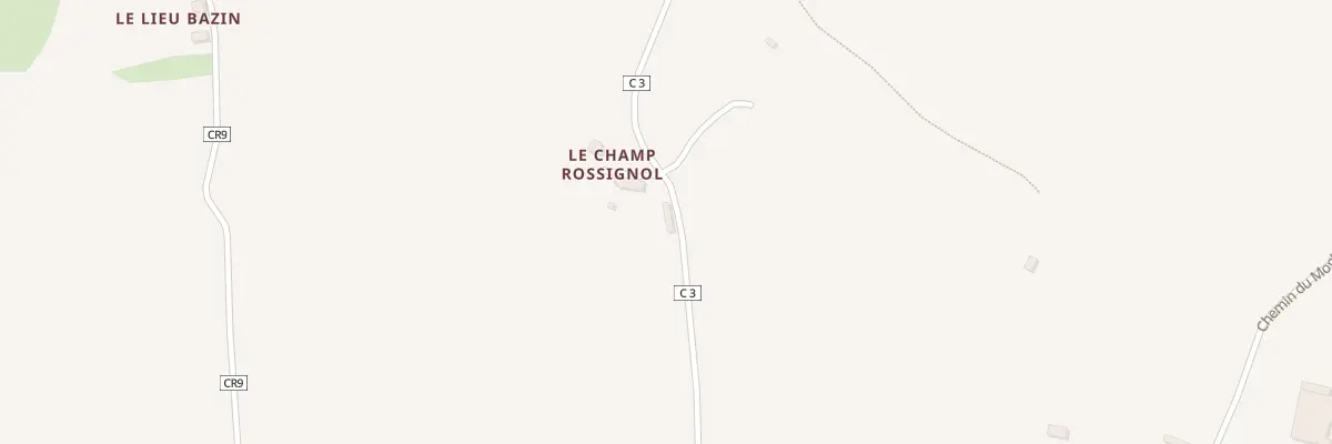 Plan du 325 Che du Calvaire à Beuvron-en-Auge