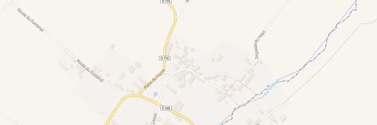 Plan du 8 Pl du Friche à Merri