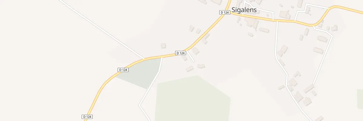 Plan du 12 Le Bourg Sud à Sigalens