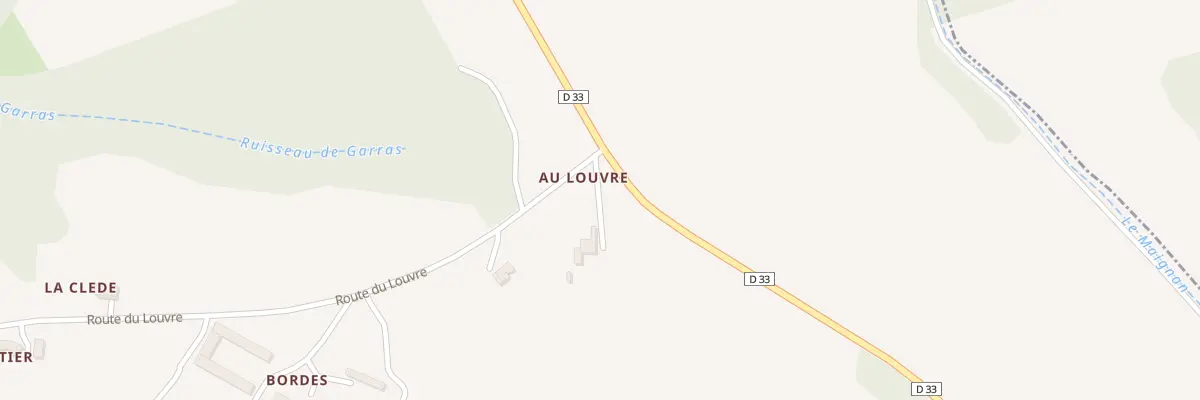 Plan du 5161 Au Louvre à Panjas