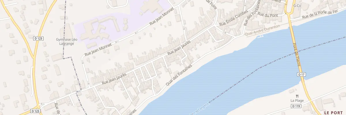 Plan du 43 Rue Jean Jaurès à Castillon-la-Bataille