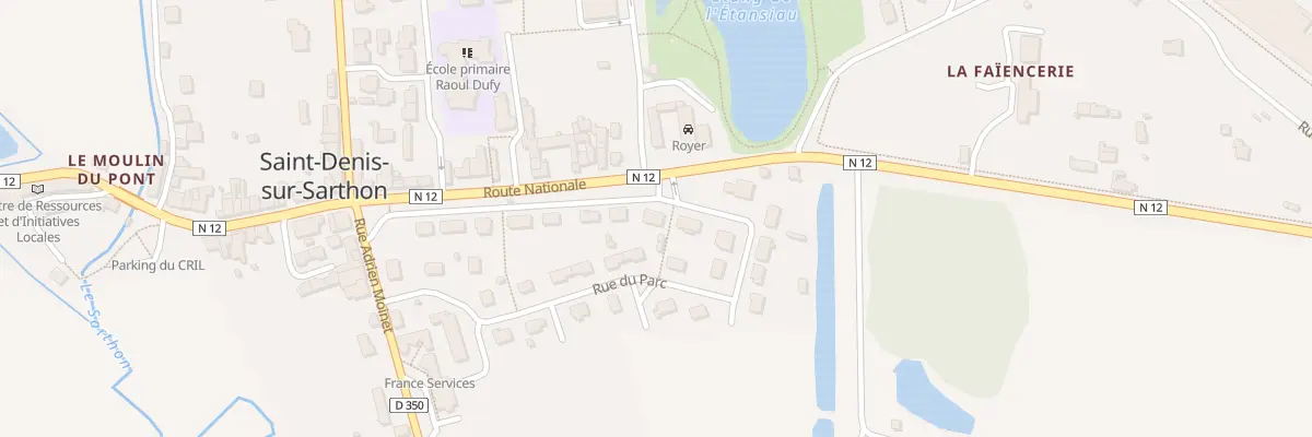 Plan du 9 Res du Parc à Saint-Denis-sur-Sarthon