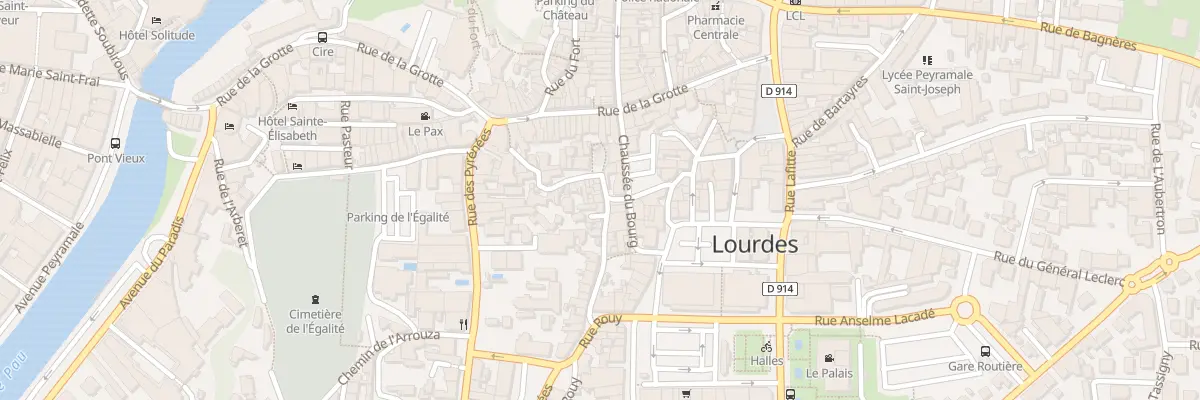Plan du 3 Rue du Garnavie à Lourdes