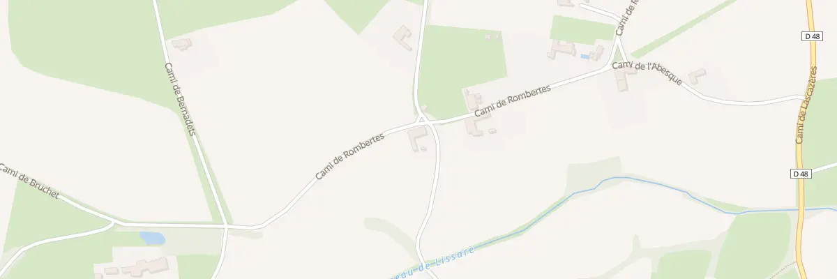 Plan du 4 Cami de Rombertes à Vidouze