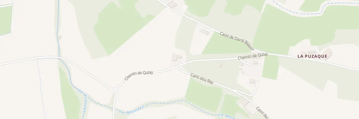 Plan du 7 Che de Qulay à Madiran