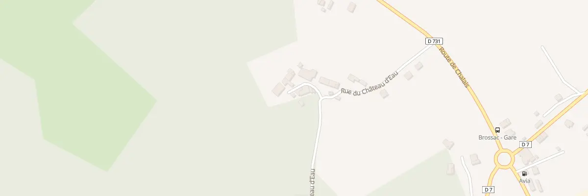 Plan du 3 Imp de la Côte à Brossac