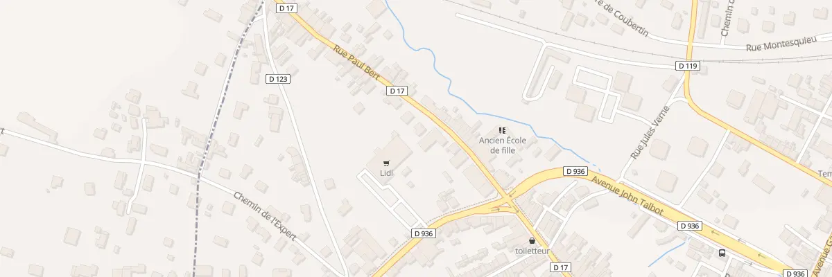 Plan du 9004 Rue Paul Bert à Castillon-la-Bataille