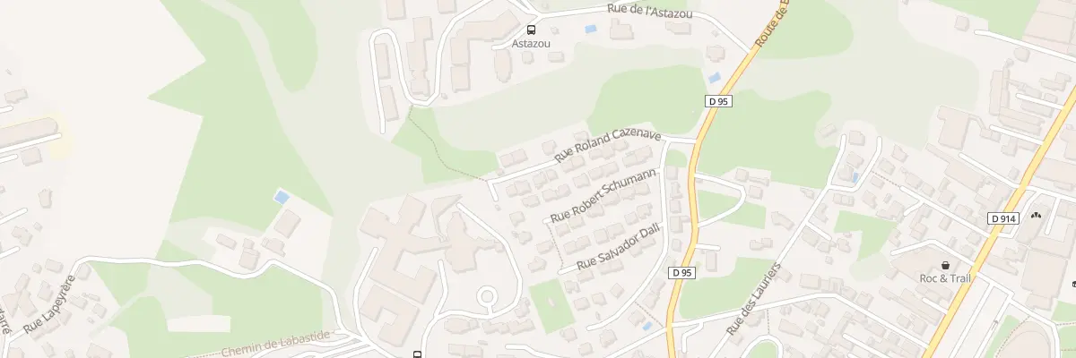 Plan du 13 Rue Roland Cazenave à Lourdes