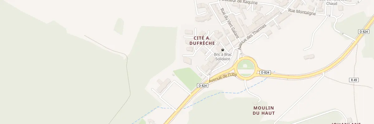 Plan du 5 Cite Alexandre Dufreche à Cazaubon