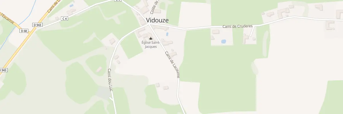 Plan du 3 Cami de Lacoume à Vidouze
