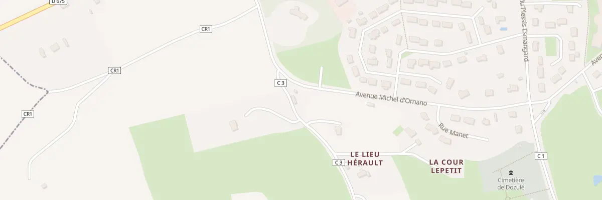 Plan du 50 Che du Bois à Dozulé