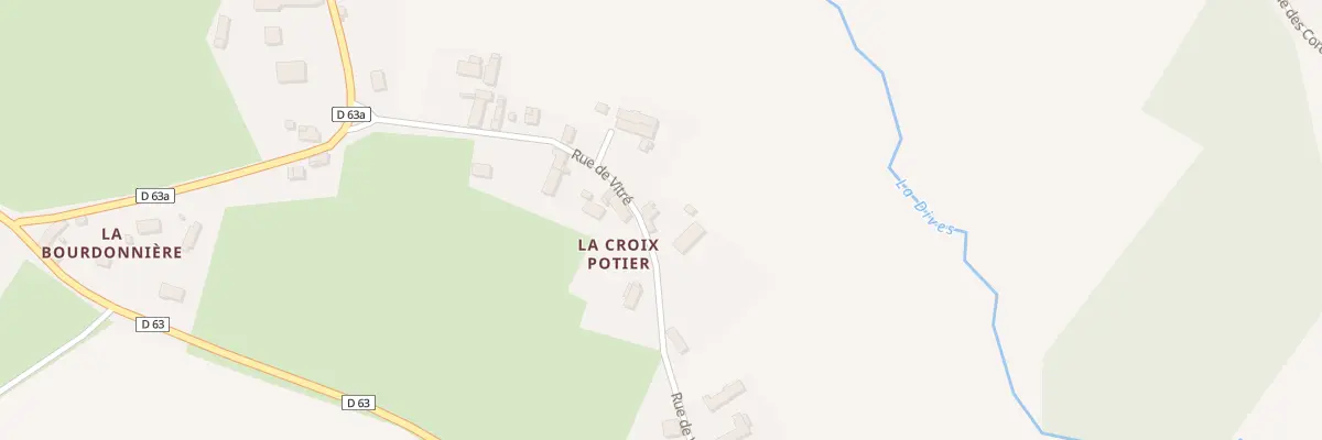 Plan du 15 Rue de Vitré à Crocy
