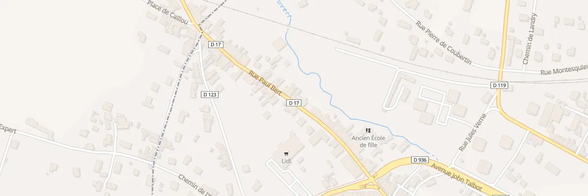 Plan du 54 Rue Paul Bert à Castillon-la-Bataille