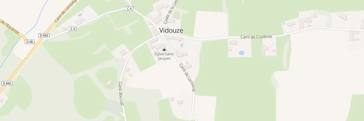 Plan du 2 Cami de Lacoume à Vidouze
