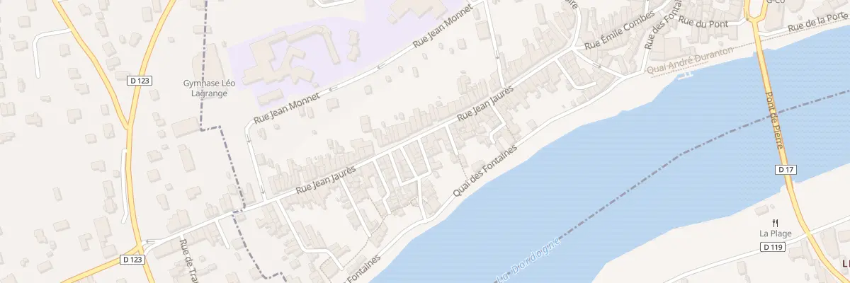 Plan du 59 Rue Jean Jaurès à Castillon-la-Bataille
