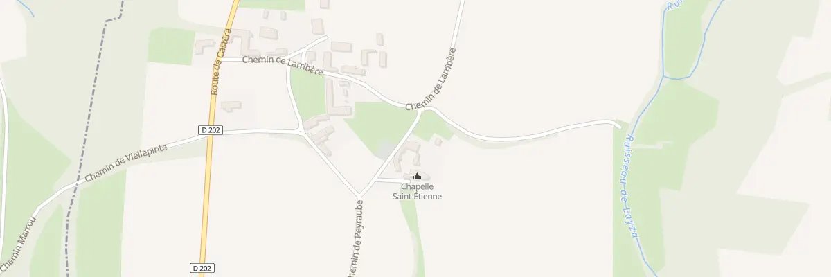 Plan du 88 Che de la Chapelle à Lamayou