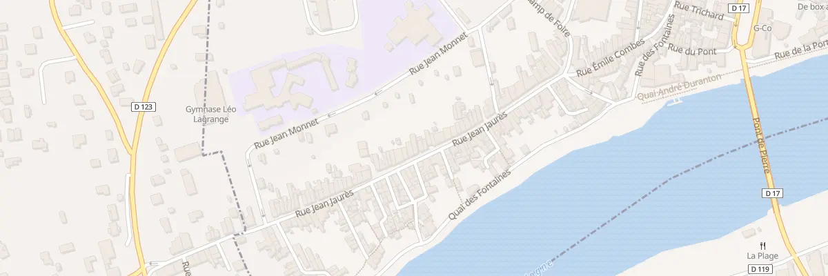 Plan du 54 Rue Jean Jaurès à Castillon-la-Bataille