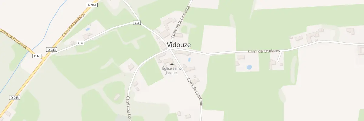 Plan du 1 Cami de Lacoume à Vidouze
