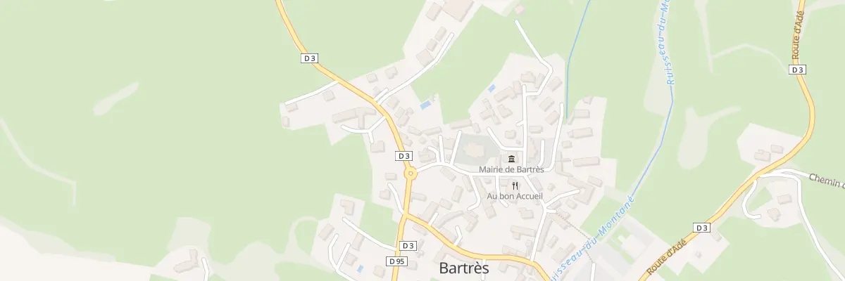 Plan du 5023 Le Village à Bartrès