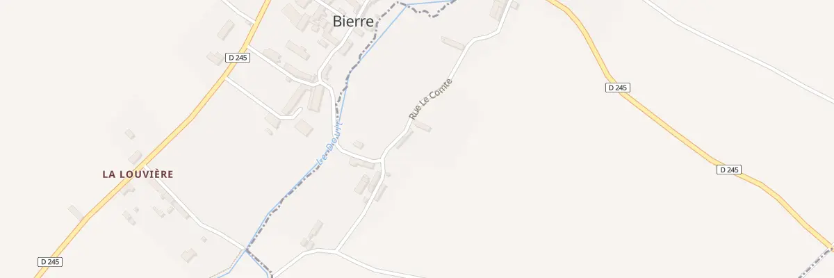 Plan du 42 Biere à Ommoy