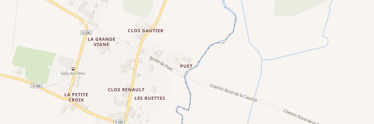 Plan du 24 Puet à La Roche-Mabile